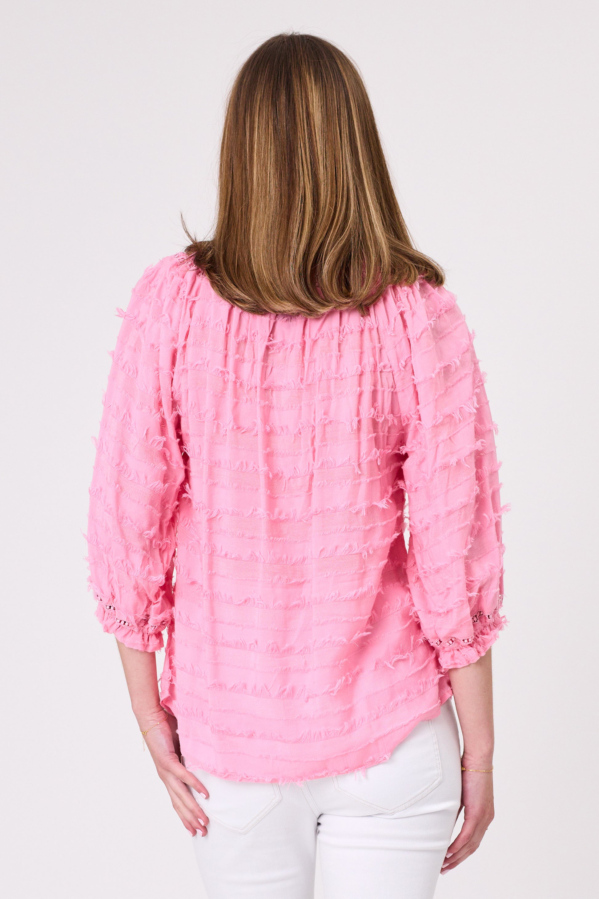 DESIGN NATION ASTA TOP - PINK - THE VOGUE STORE
