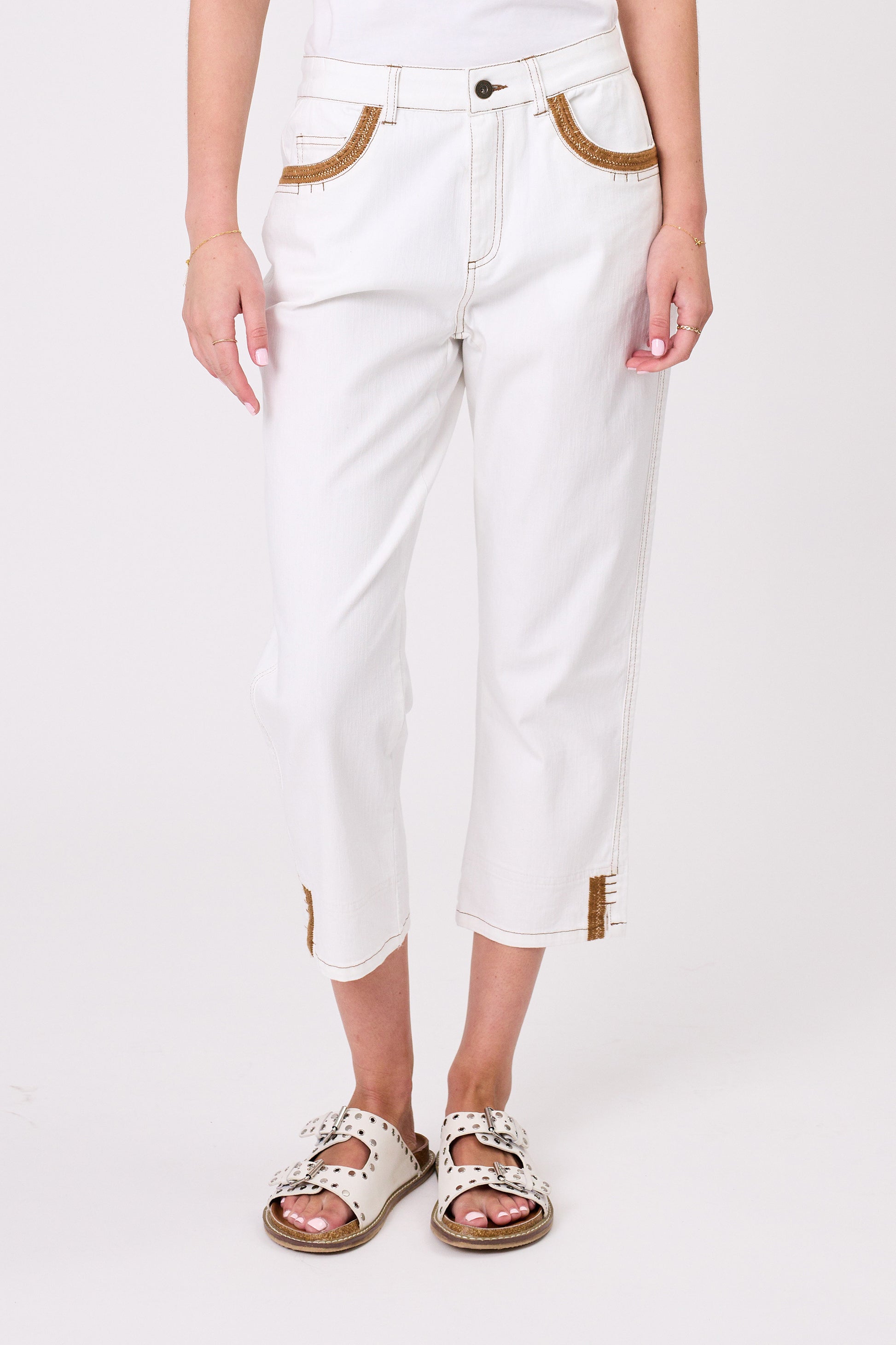 DESIGN NATION DEMI JEAN - WHITE - THE VOGUE STORE