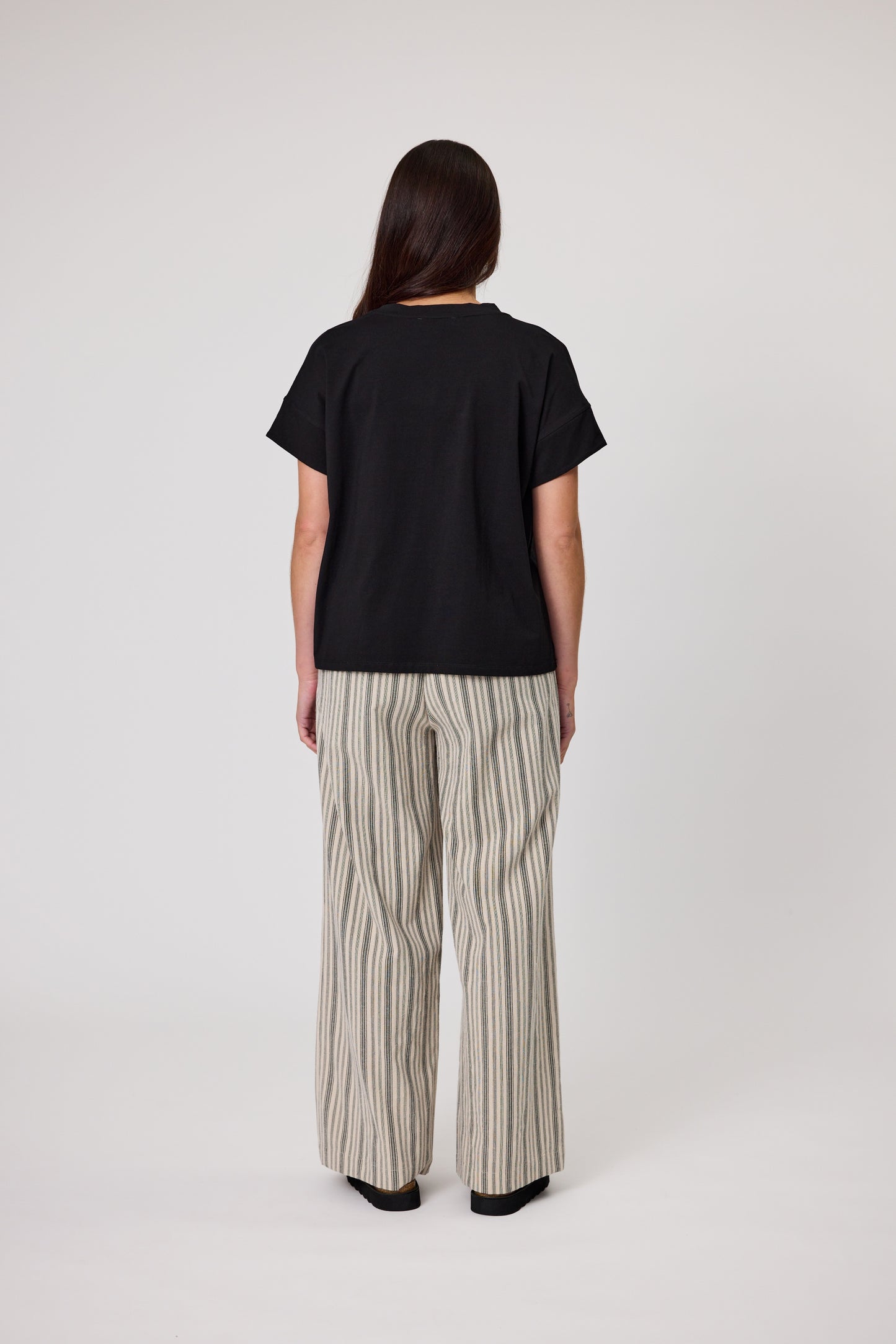 DUO COVE PANEL TOP - BLACK - THE VOGUE STORE