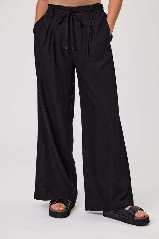 DUO BROOKE PANT - BLACK - THE VOGUE STORE