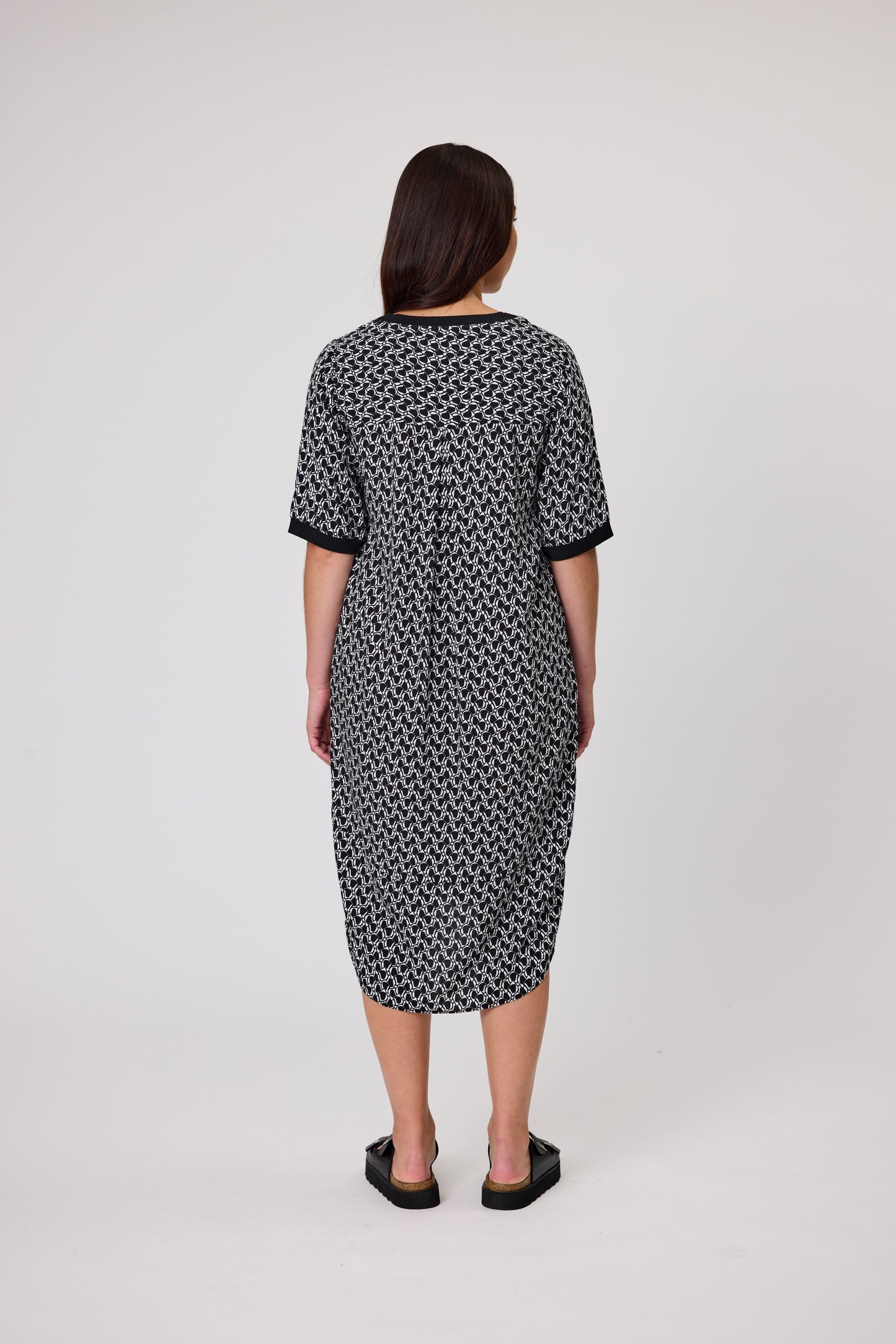 DUO IDA SHIFT DRESS - IDA PRINT - THE VOGUE STORE