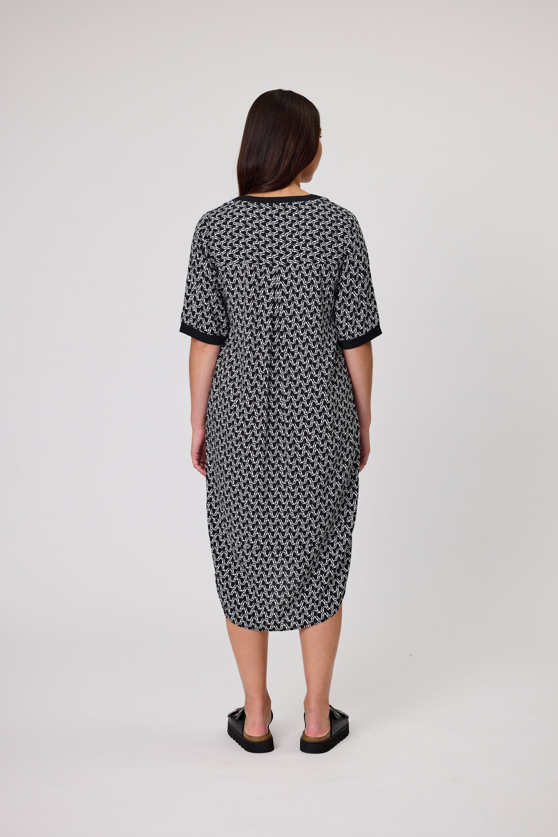 DUO IDA SHIFT DRESS - IDA PRINT - THE VOGUE STORE