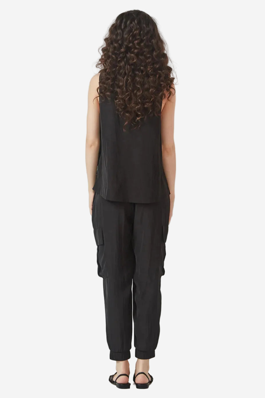 GLIDE FELICITY TANK - BLACK - THE VOGUE STORE