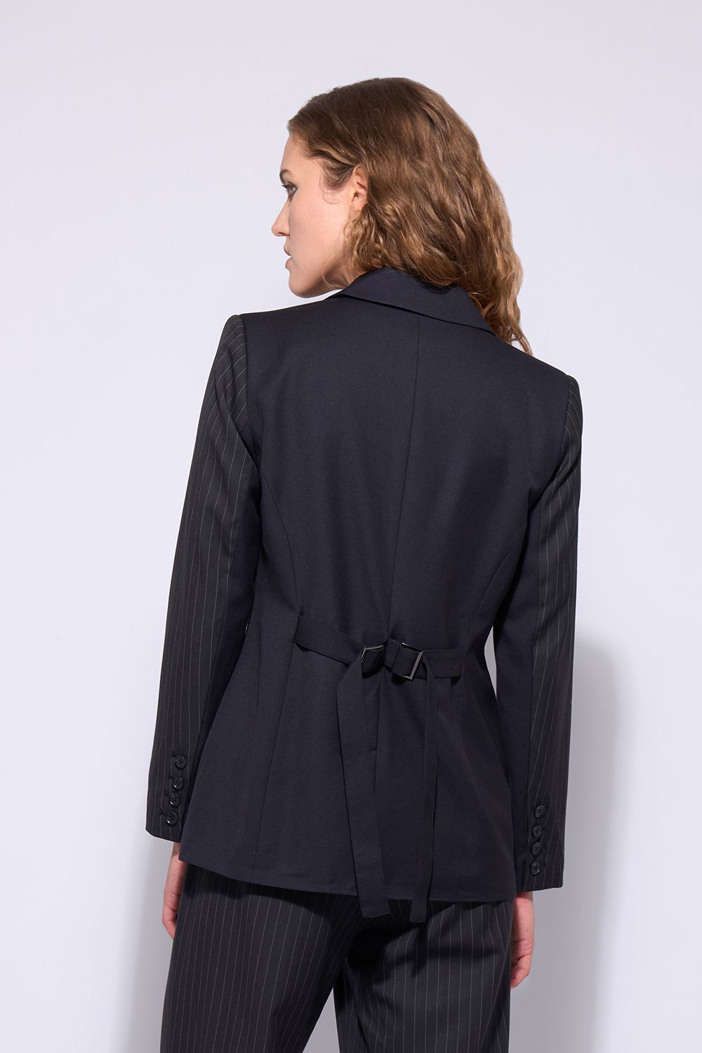 NERIS THE HEPBURN JACKET - STEEL MIX - THE VOGUE STORE