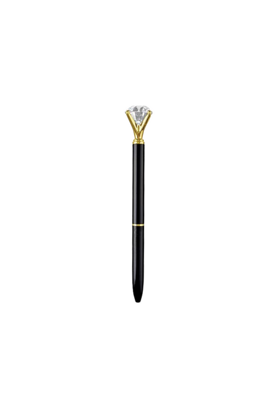 GEM PEN - BLACK - THE VOGUE STORE