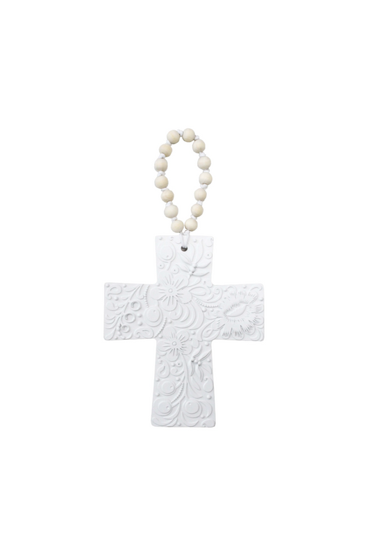 SMALL CROSS - EMBOSSED - THE VOGUE STORE