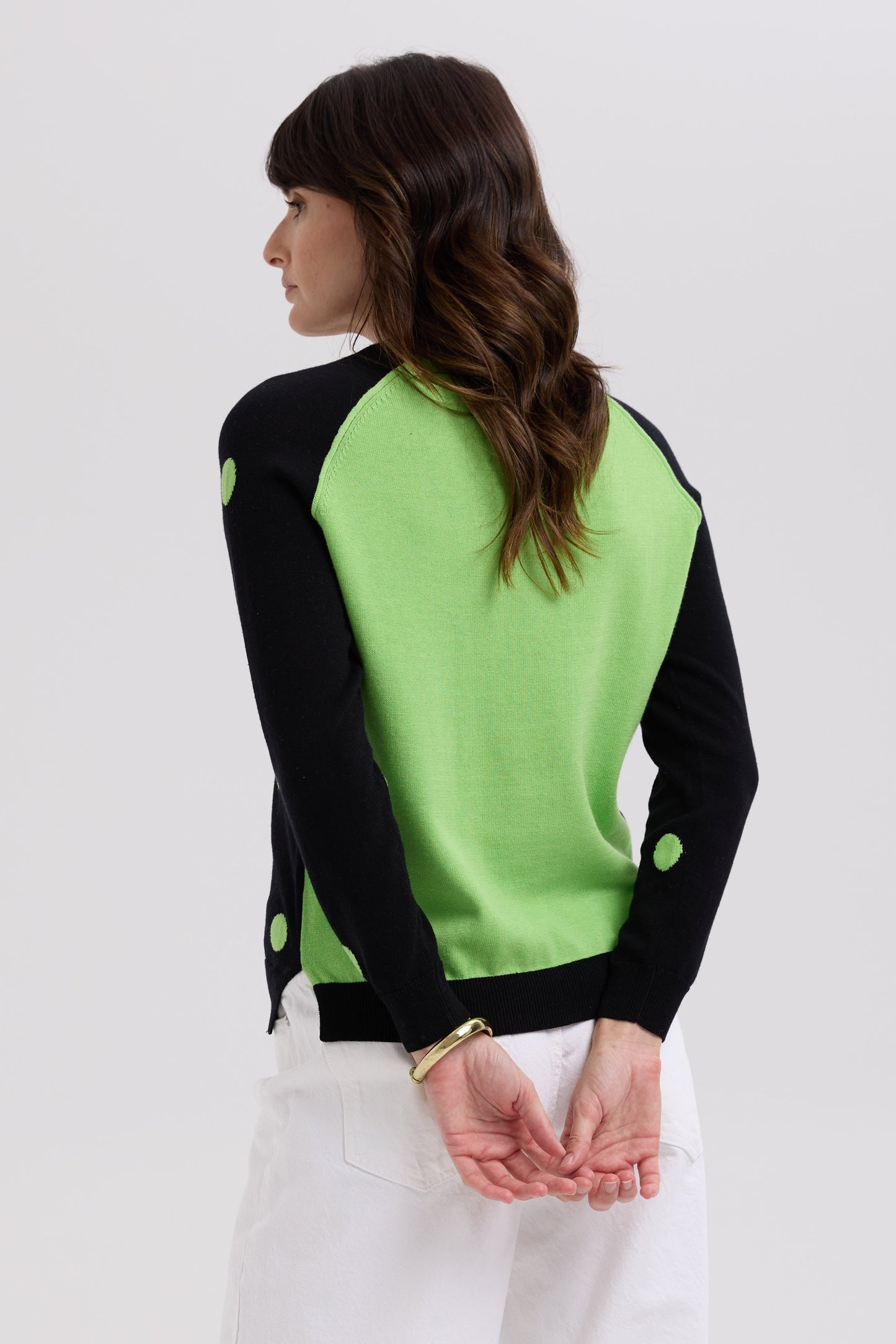 LD & CO SPOT THE LOVE JUMPER - BLACK - THE VOGUE STORE