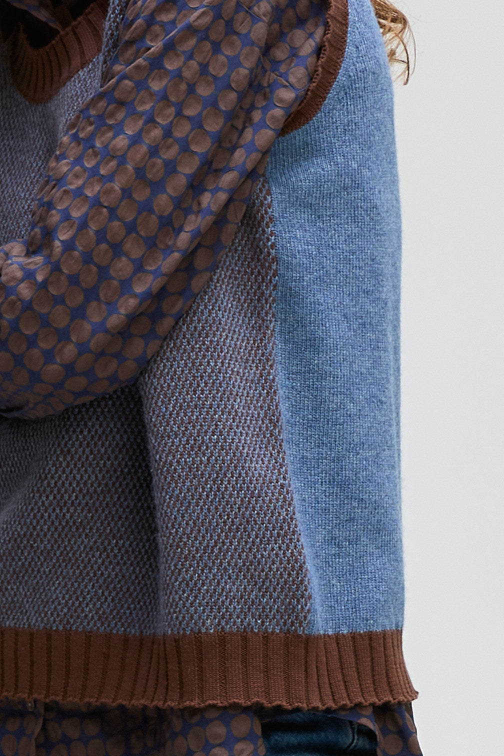 LD & CO POKER DOT SHIRT - COCOA SPOT - THE VOGUE STORE