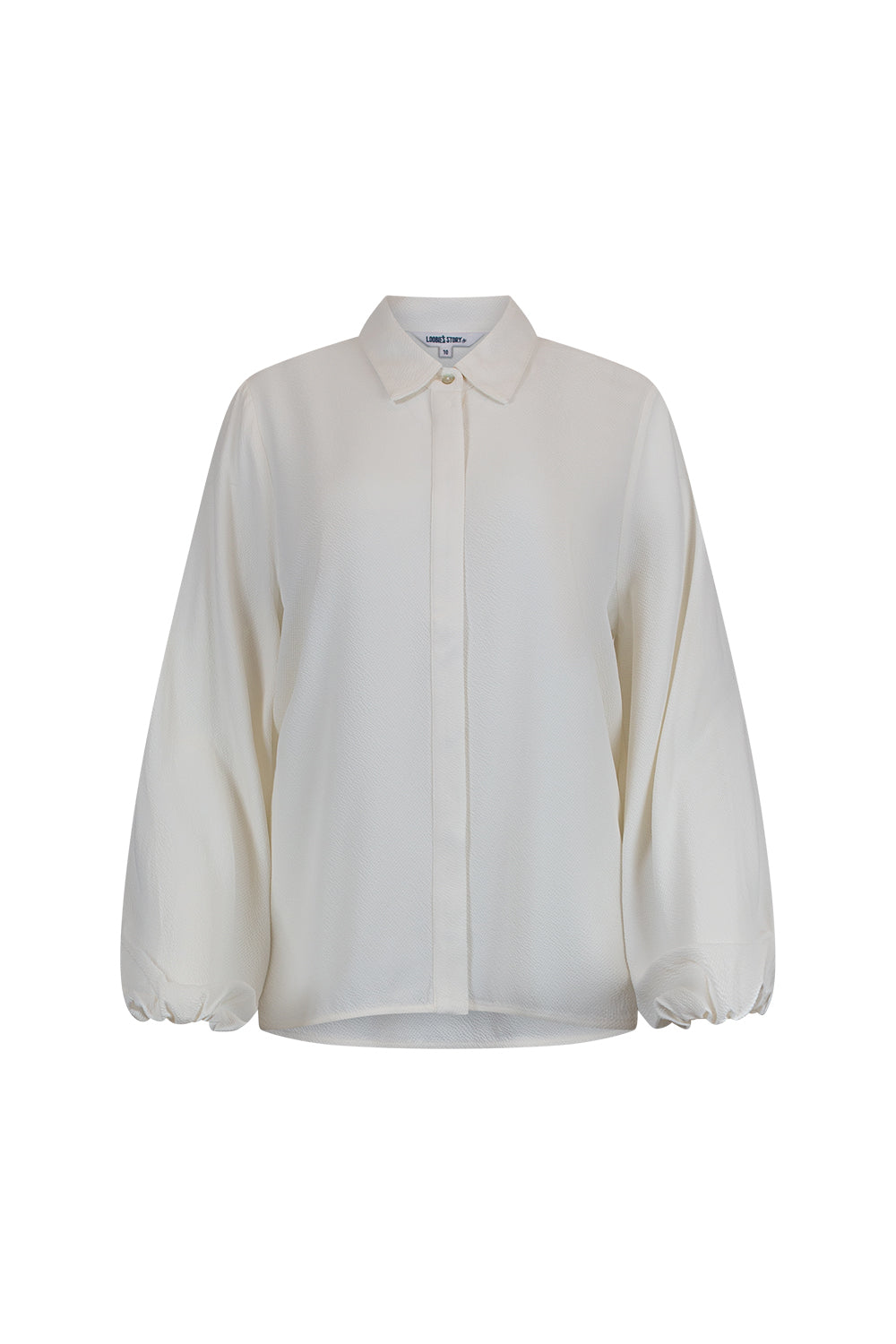 LOOBIES STORY GEORGIE SHIRT - SILK WHITE - THE VOGUE STORE