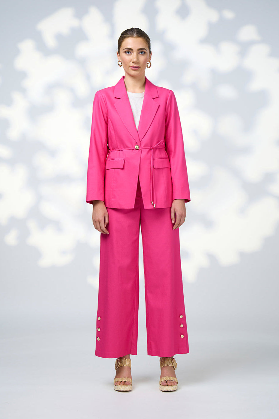 LOOBIES STORY WILLA BLAZER - FUCHSIA - THE VOGUE STORE