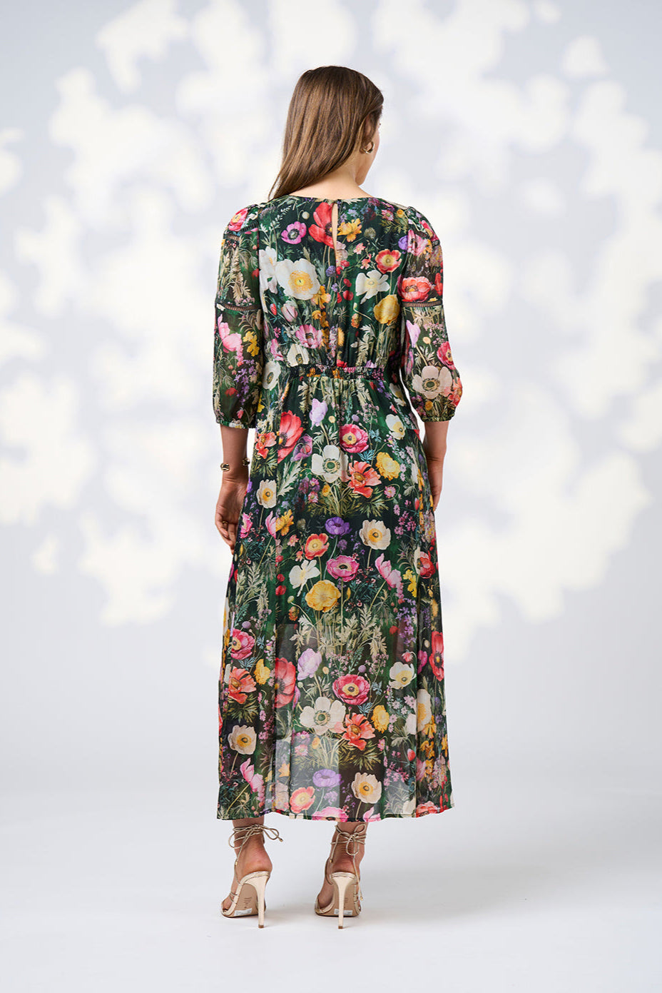 LOOBIES STORY LOOKING GLASS MIDI DRESS - THE VOGUE STORE