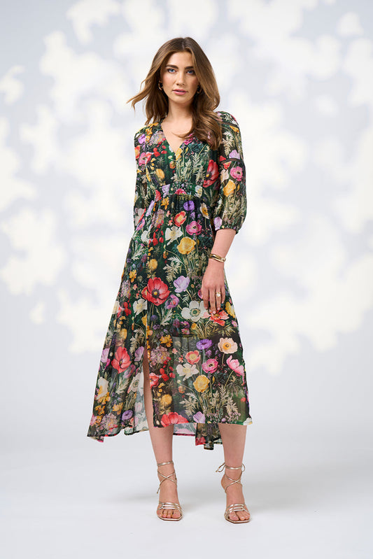 LOOBIES STORY LOOKING GLASS MIDI DRESS - THE VOGUE STORE