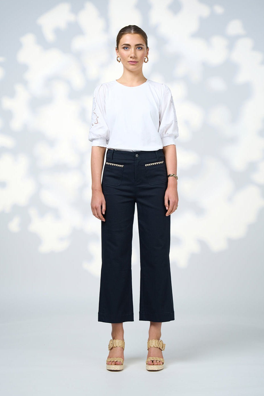 LOOBIES STORY BLAIR PANT - INDIGO - THE VOGUE STORE