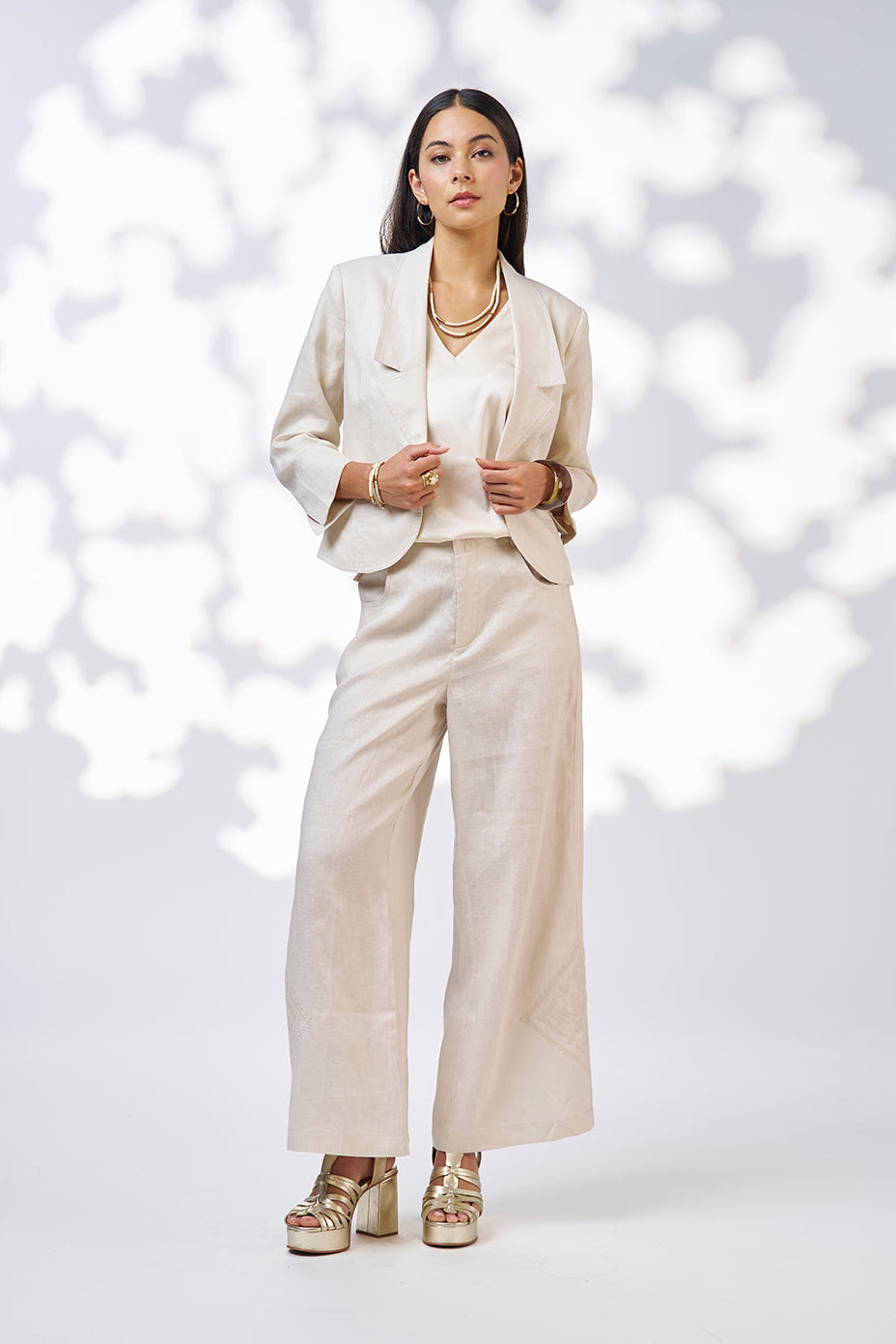 LOOBIES STORY LIA JACKET - ECRU - THE VOGUE STORE