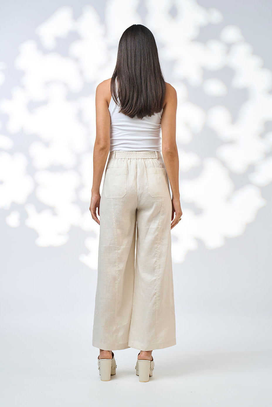 LOOBIES STORY LIA PANT - ECRU - THE VOGUE STORE