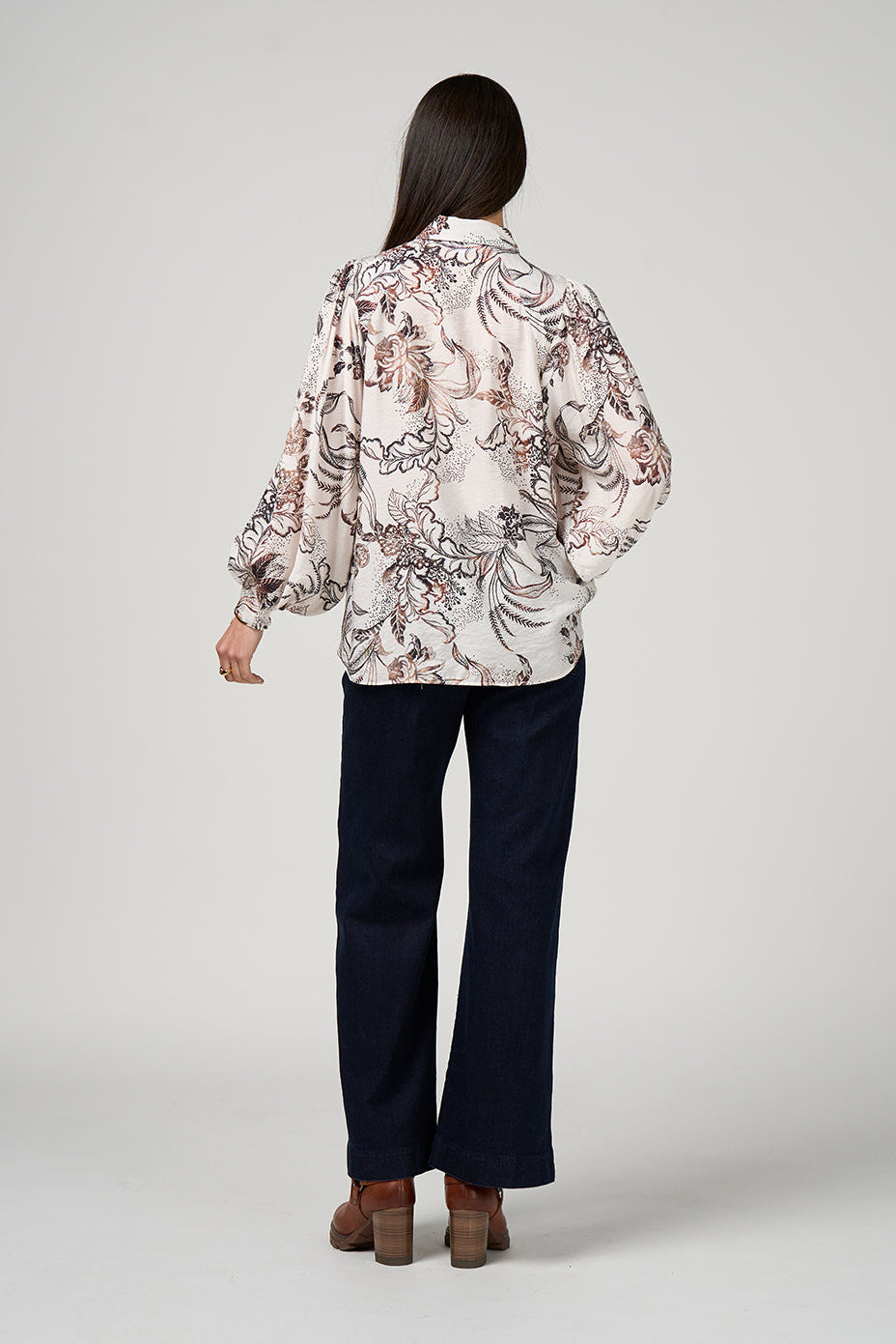 LOOBIE'S STORY OPULENCE SHIRT - WINTER WHITE - THE VOGUE STORE