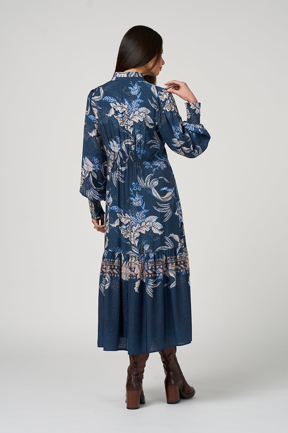 LOOBIES STORY CASELLA MIDI DRESS - THE VOGUE STORE