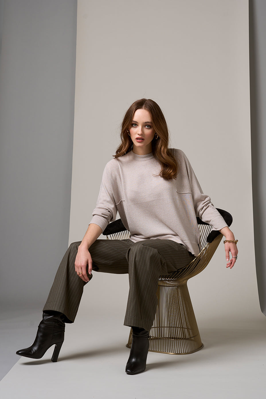 LOOBIES STORY HALSTEAD PANT - CYPRESS GREEN - THE VOGUE STORE