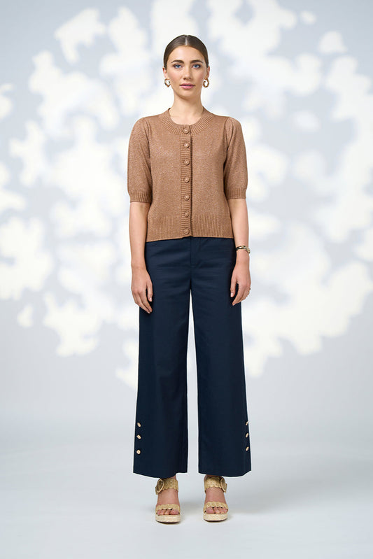 LOOBIES STORY MICA CARDI - BRONZE SHIMMER - THE VOGUE STORE