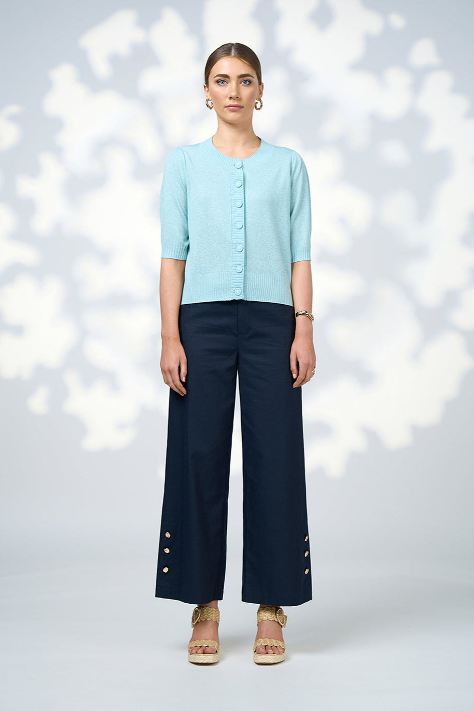 LOOBIES STORY MICA CARDI - TIFFANY BLUE - THE VOGUE STORE