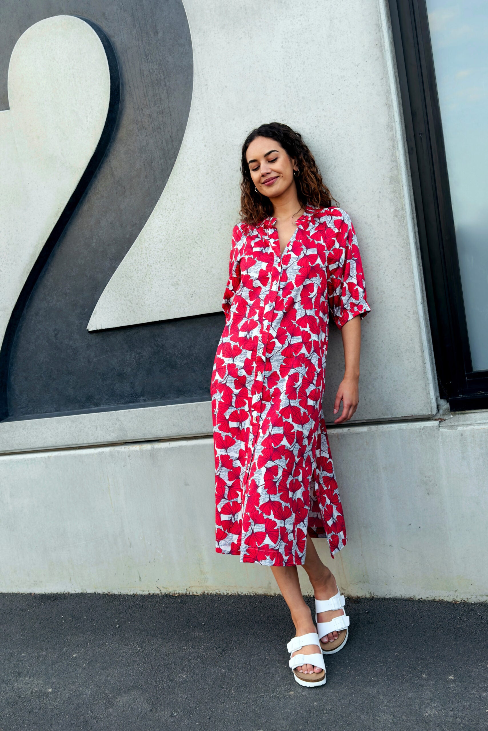 MADLY SWEETLY TAKE FLIGHT DRESS - POPPY MULTI - THE VOGUE STORE