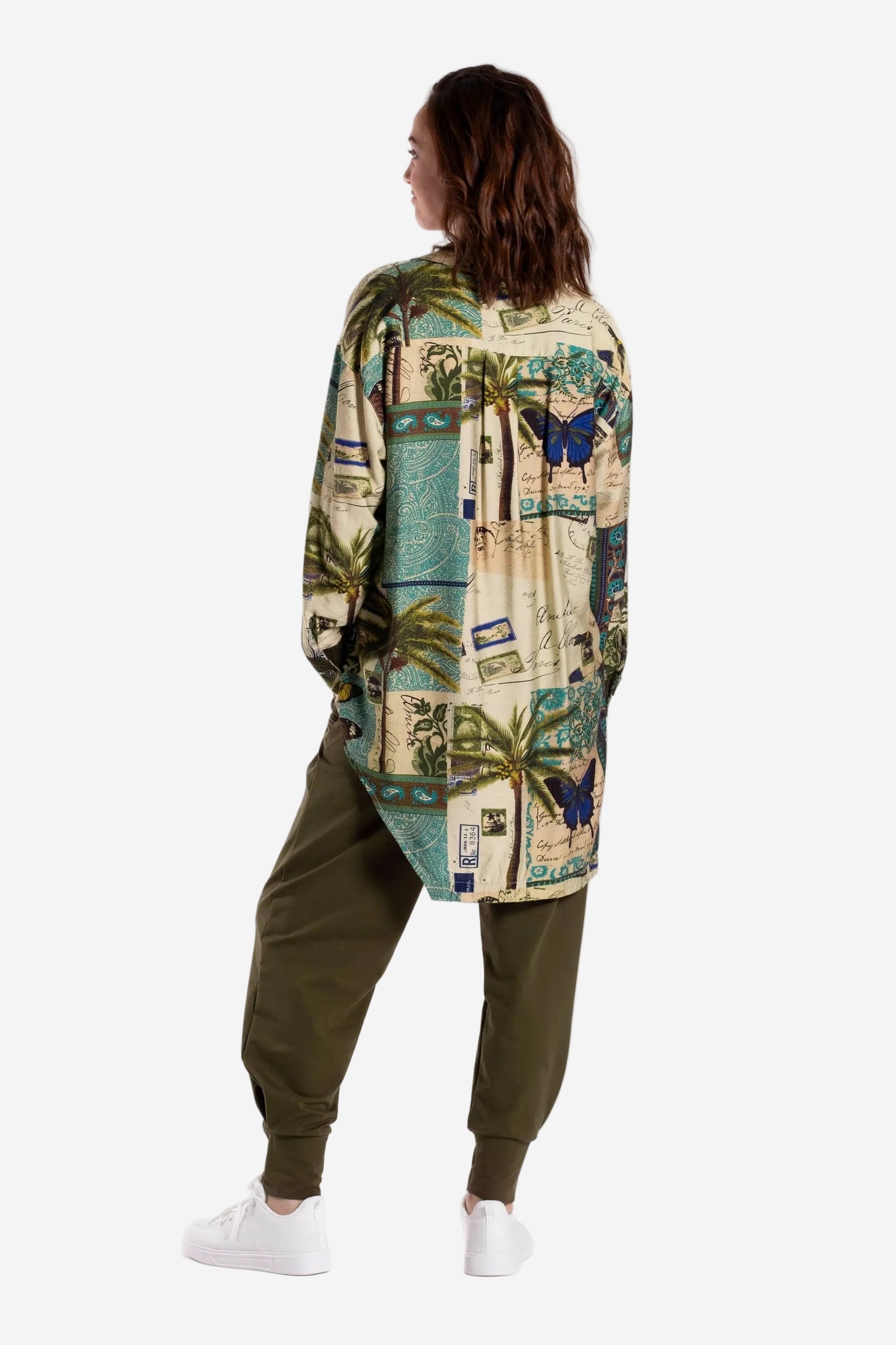 JELLICOE PROFESSOR SHIRT - POSTAGE PRINT - THE VOGUE STORE