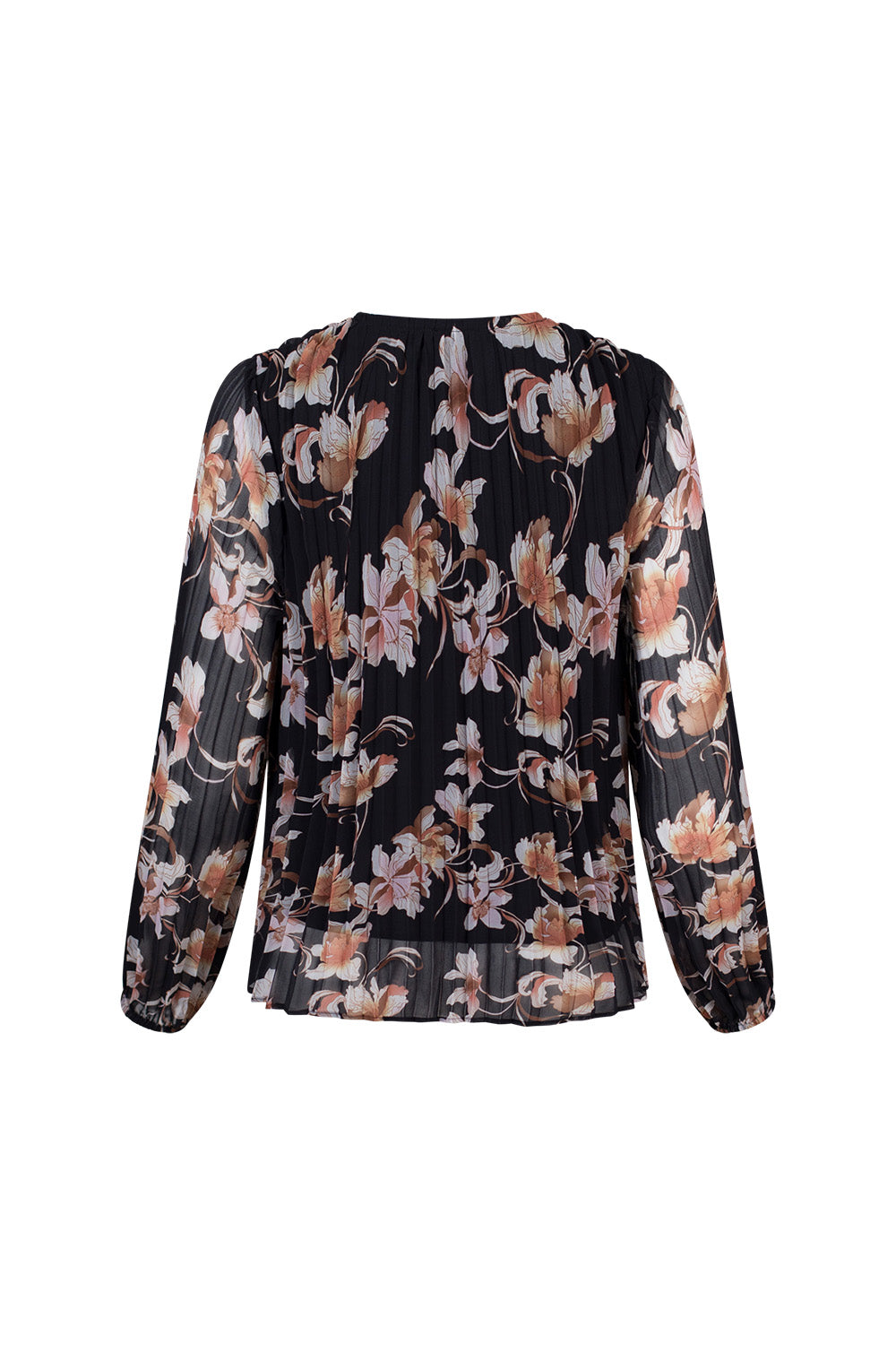 MADLY SWEETLY LILAH BLOUSE - BLACK MULTI -THE VOGUE STORE