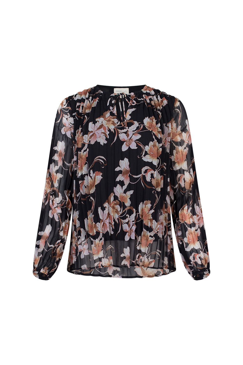 MADLY SWEETLY LILAH BLOUSE - BLACK MULTI -THE VOGUE STORE