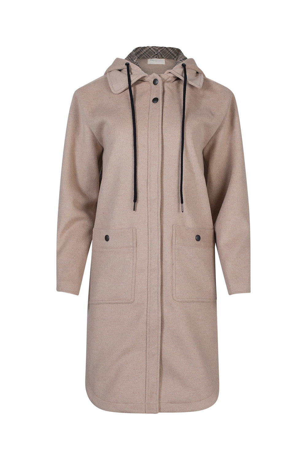 MADLY SWEETLY SLEUTH COAT - BISCUIT - THE VOGUE STORE