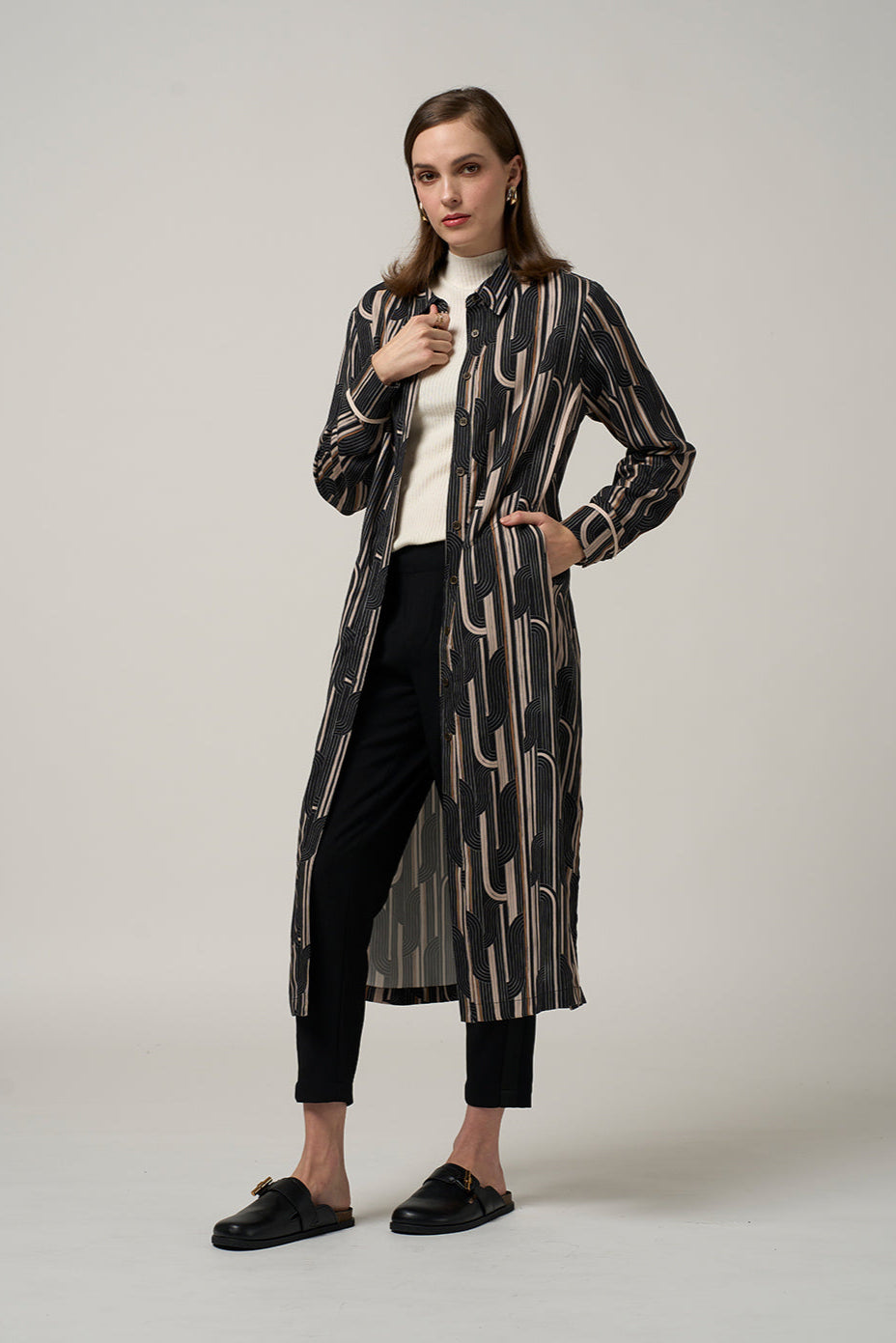 MADLY SWEETLY  FREEFALL DRESS - BLACK MULTI - THE VOGUE STORE