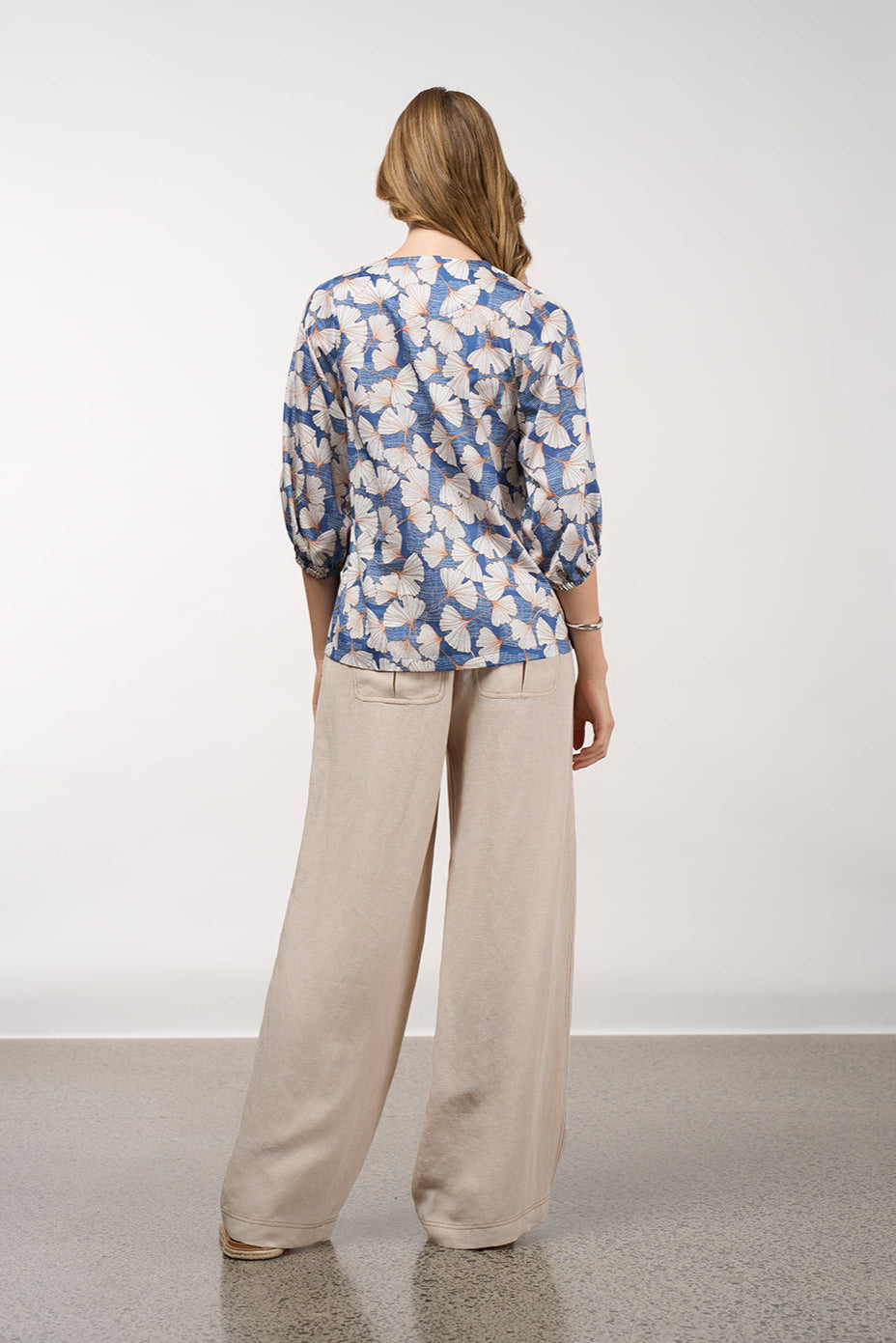 MADLY SWEETLY TAKE FLIGHT TOP - DENIM MULTI