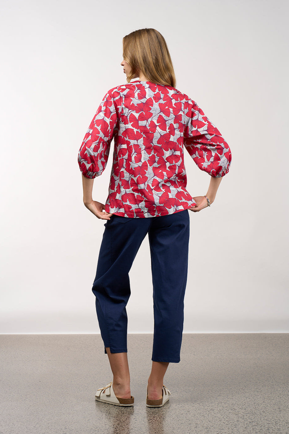 MADLY SWEETLY TAKE FLIGHT TOP - POPPY MULTI - THE VOGUE STORE
