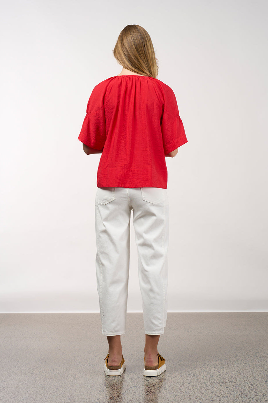 MADLY SWEETLY SONNET TOP - POPPY - THE VOGUE STORE