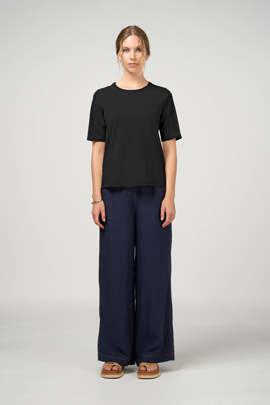 MADLY SWEETLY INTRO TEE - BLACK - THE VOGUE STORE