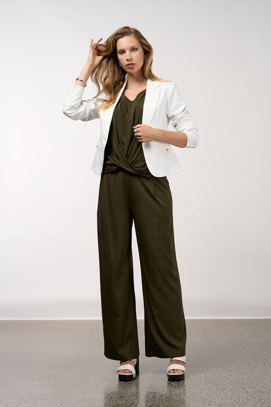 MADLY SWEETLY MERIDIAN JACKET - WHITE - THE VOGUE STORE