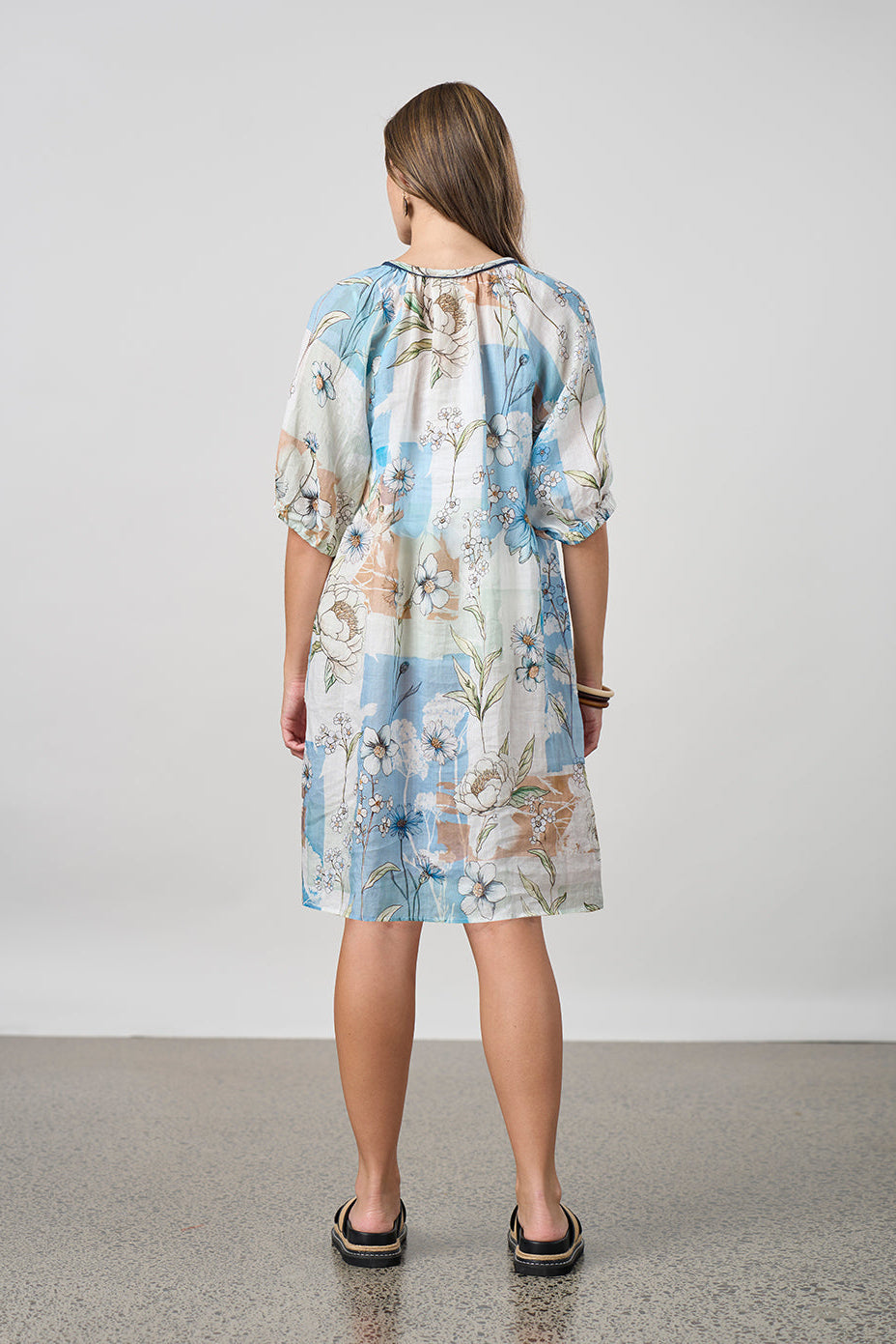 MADLY SWEETLY MELODY DRESS - SAGE MULTI - THE VOGUE STORE