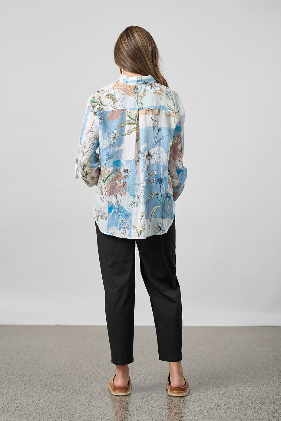 MADLY SWEETLY MELODY SHIRT - SAGE MULTI - THE VOGUE STORE