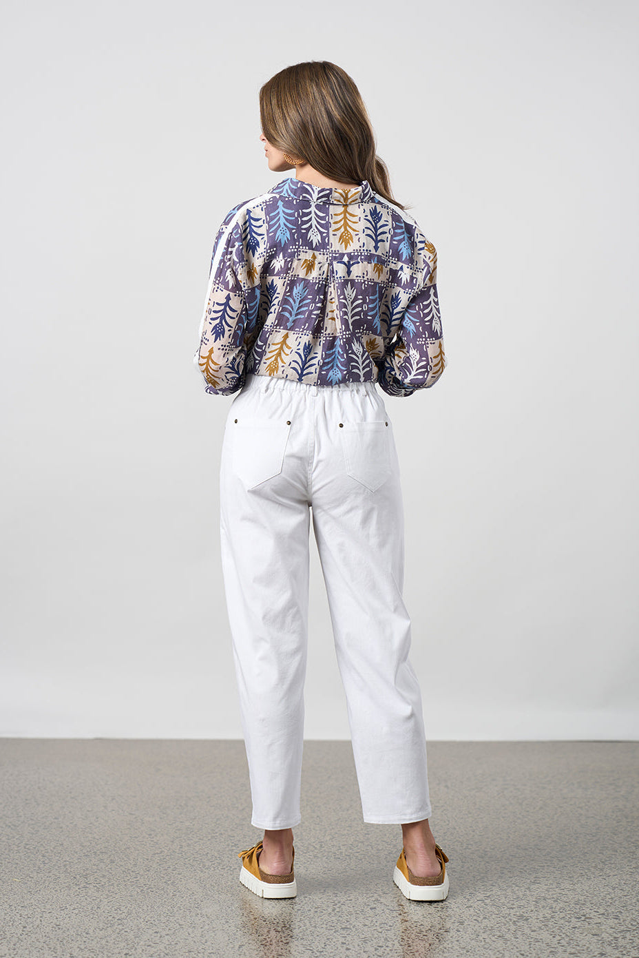 MADLY SWEETLY RATIO PANT - WHITE - THE VOGUE STORE