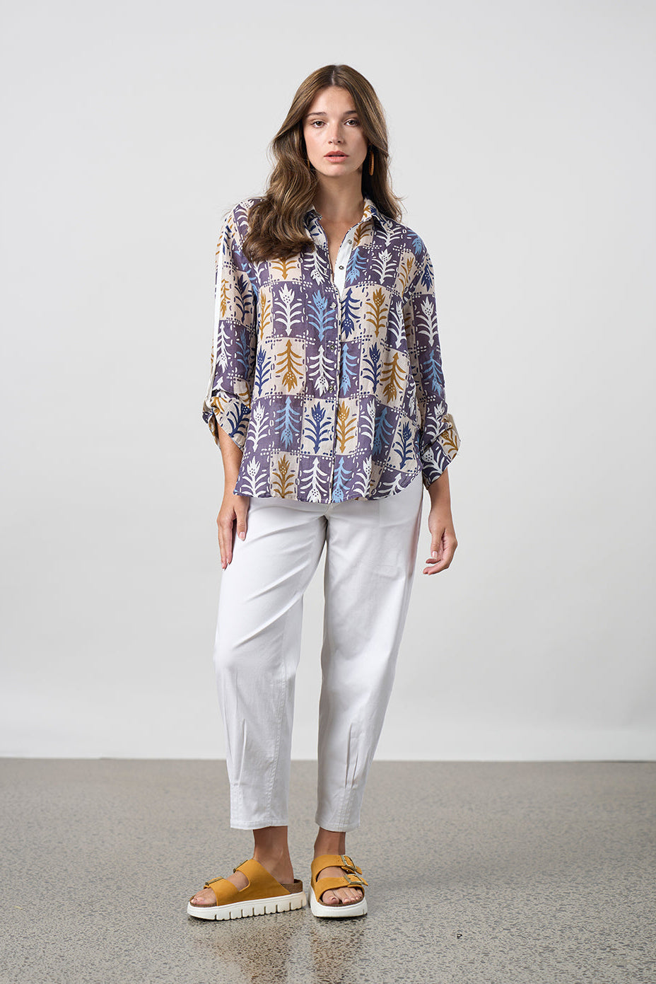 MADLY SWEETLY RATIO PANT - WHITE - THE VOGUE STORE