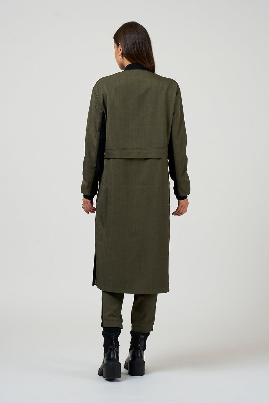 MADLY SWEETLY TACTICAL COAT - KHAKI - THE VOGUE STORE