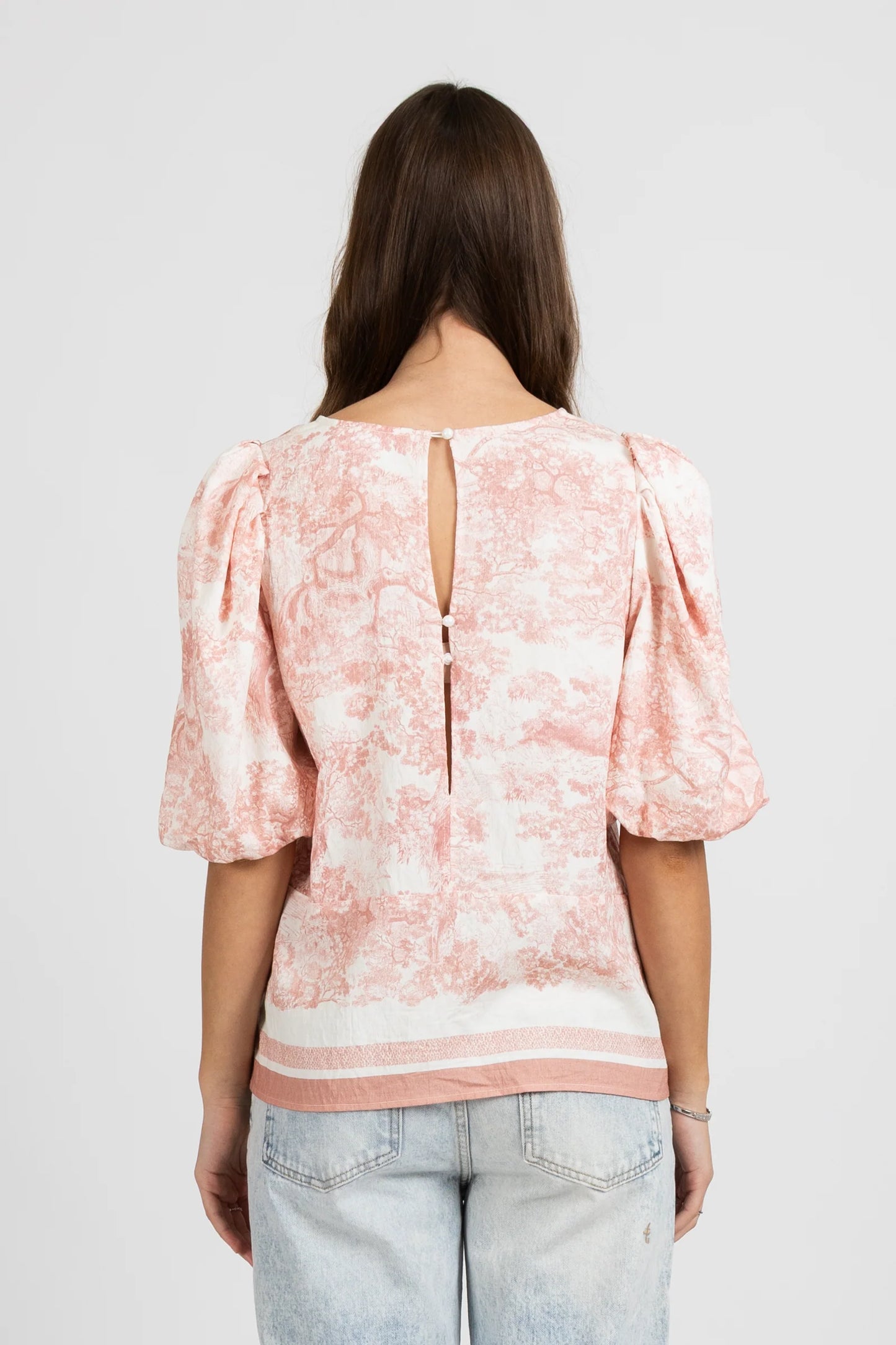 FEDERATION PUNCH TOP - PINK - THE VOGUE STORE