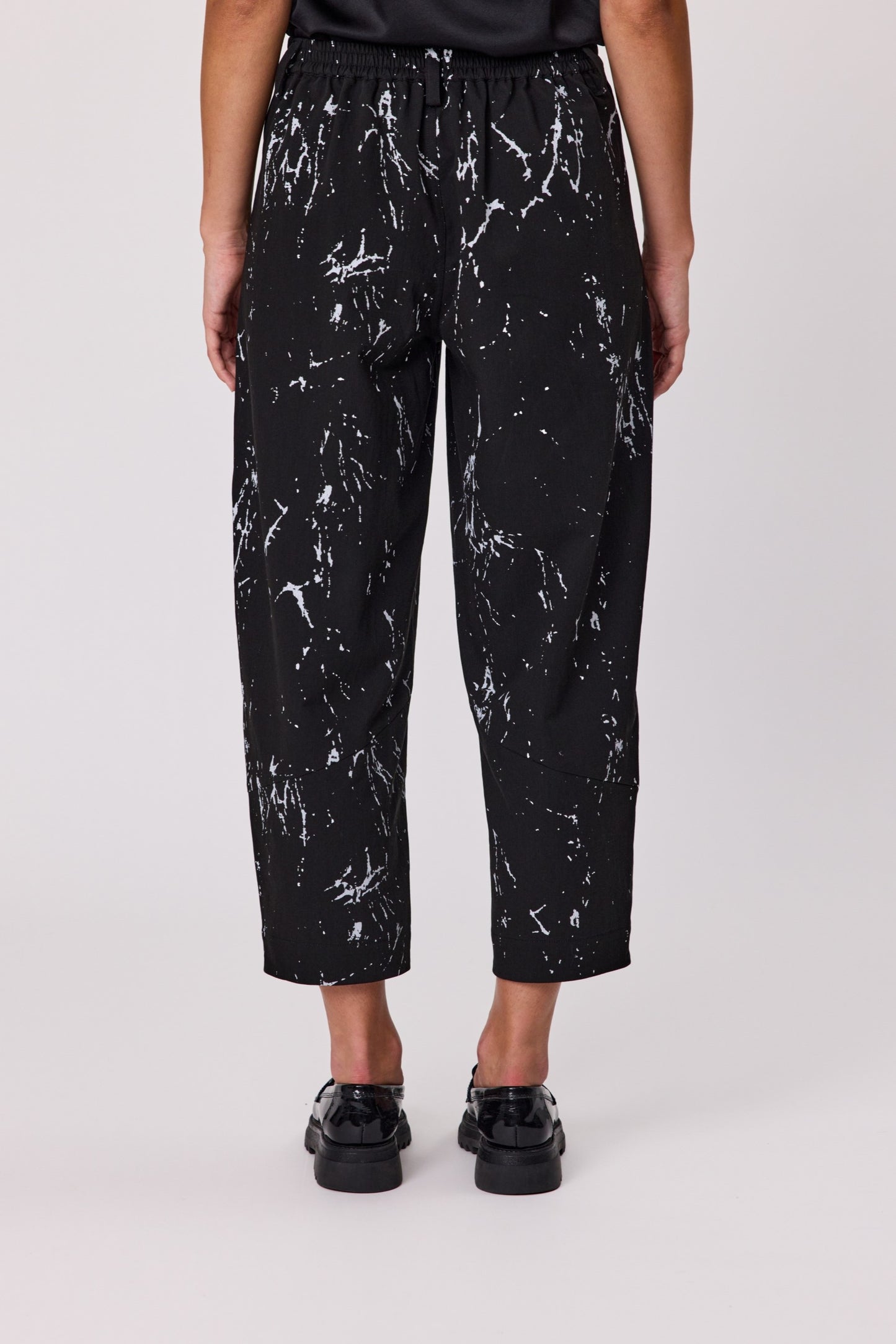 DUO SKETCH PANT - BLACK PRINT - THE VOGUE STORE