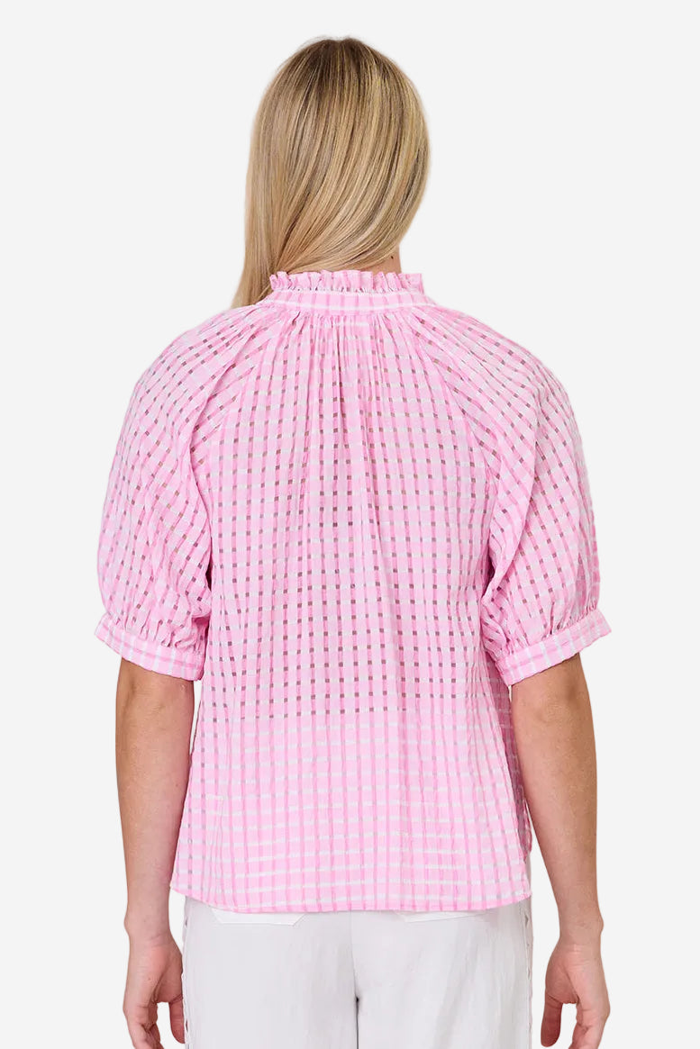 DUO CHARLIE TOP - PINK - THE VOGUE STORE