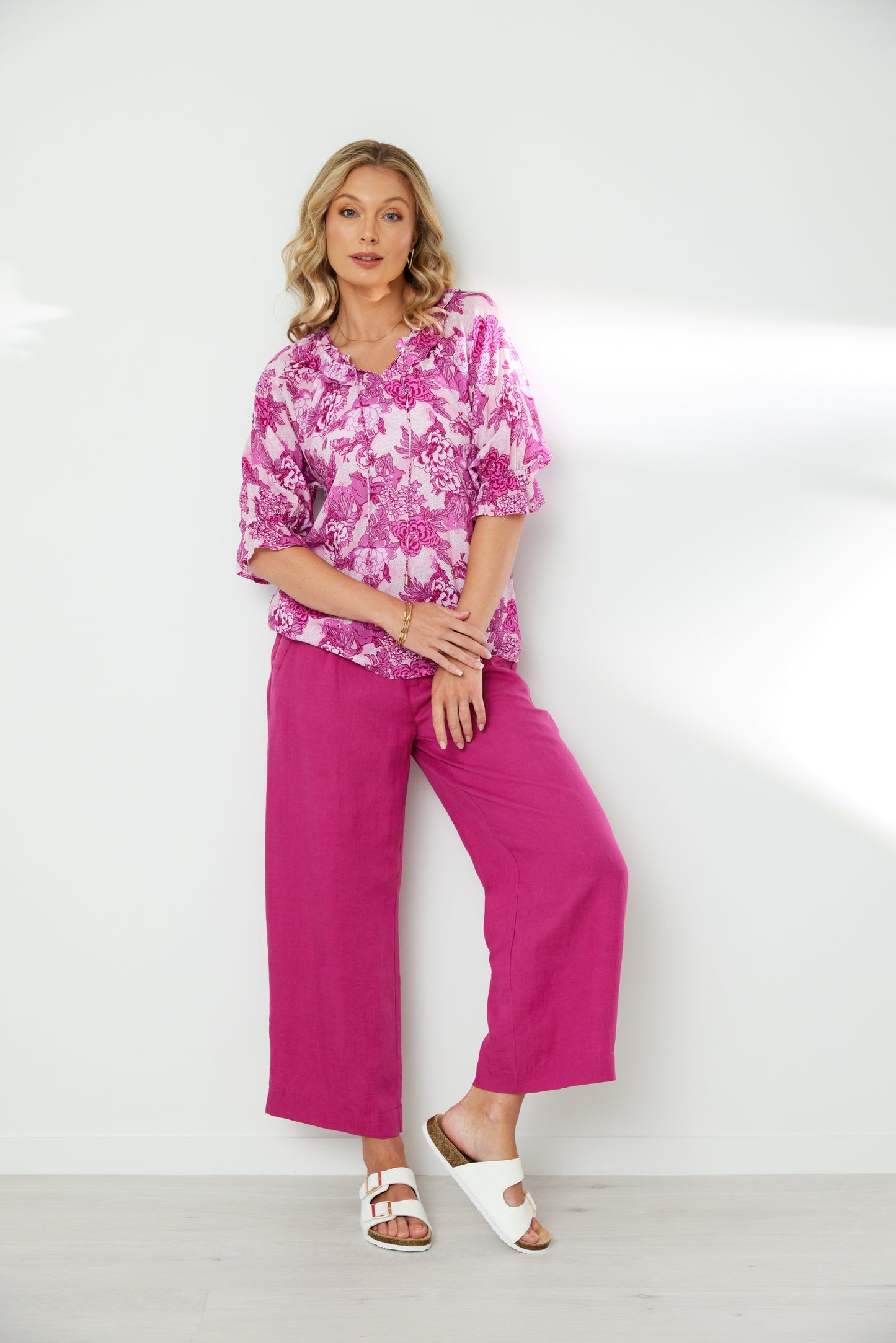 NEWPORT PRIMROSE BLOUSE - PRIMROSE PRINT - THE VOGUE STORE