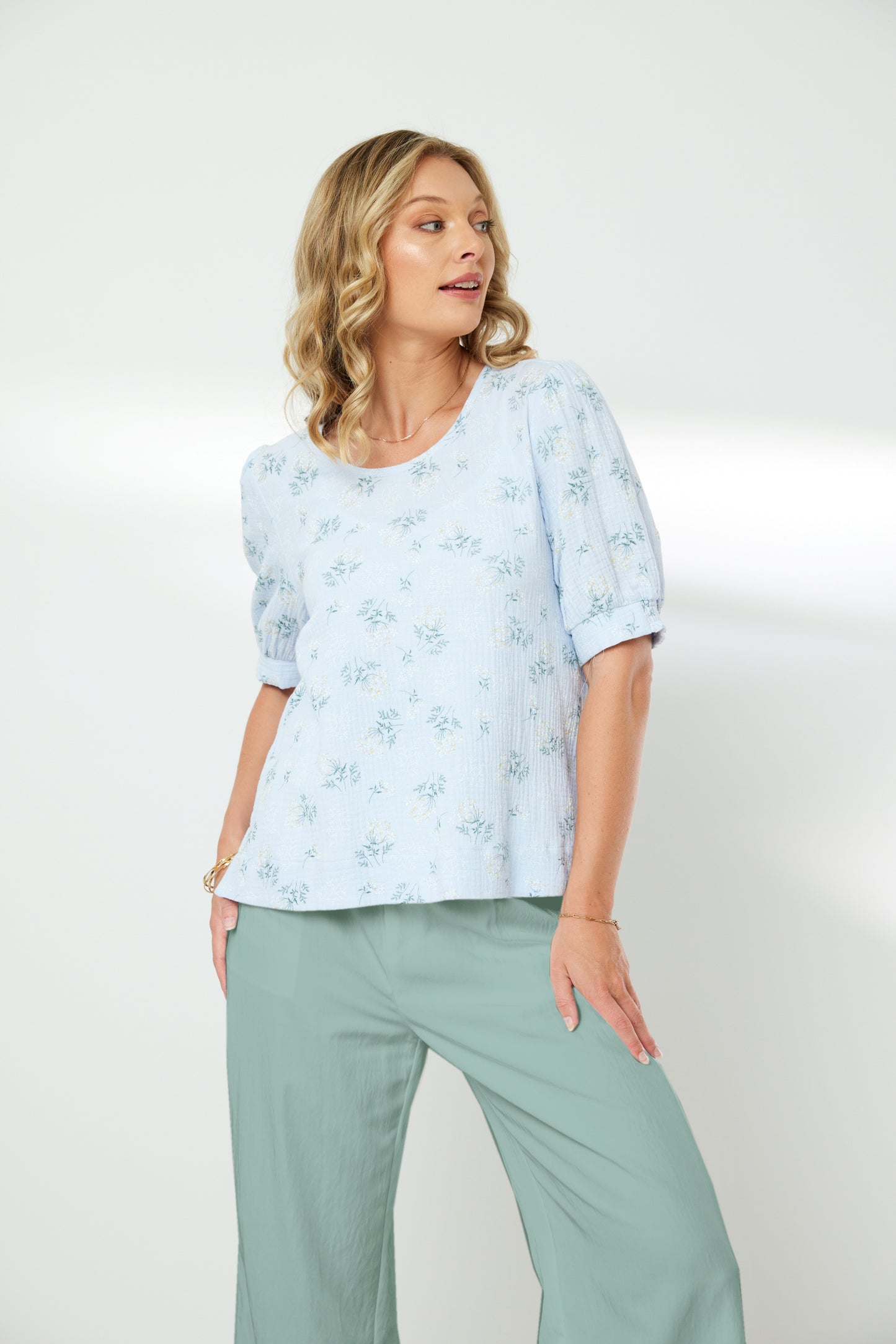 NEWPORT RIVER TOP - RIVER PRINT - THE VOGUE STORE