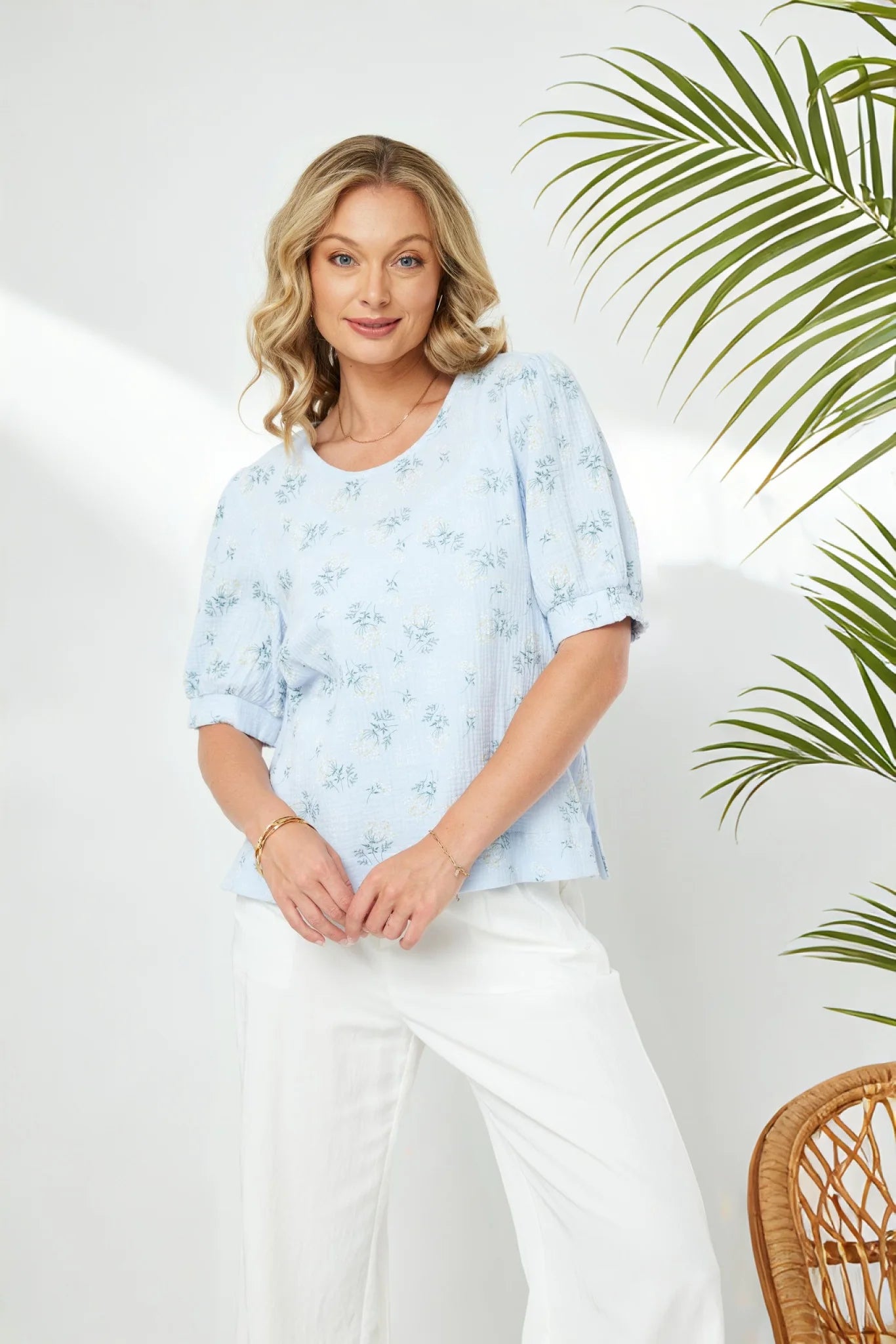 NEWPORT RIVER TOP - RIVER PRINT - THE VOGUE STORE