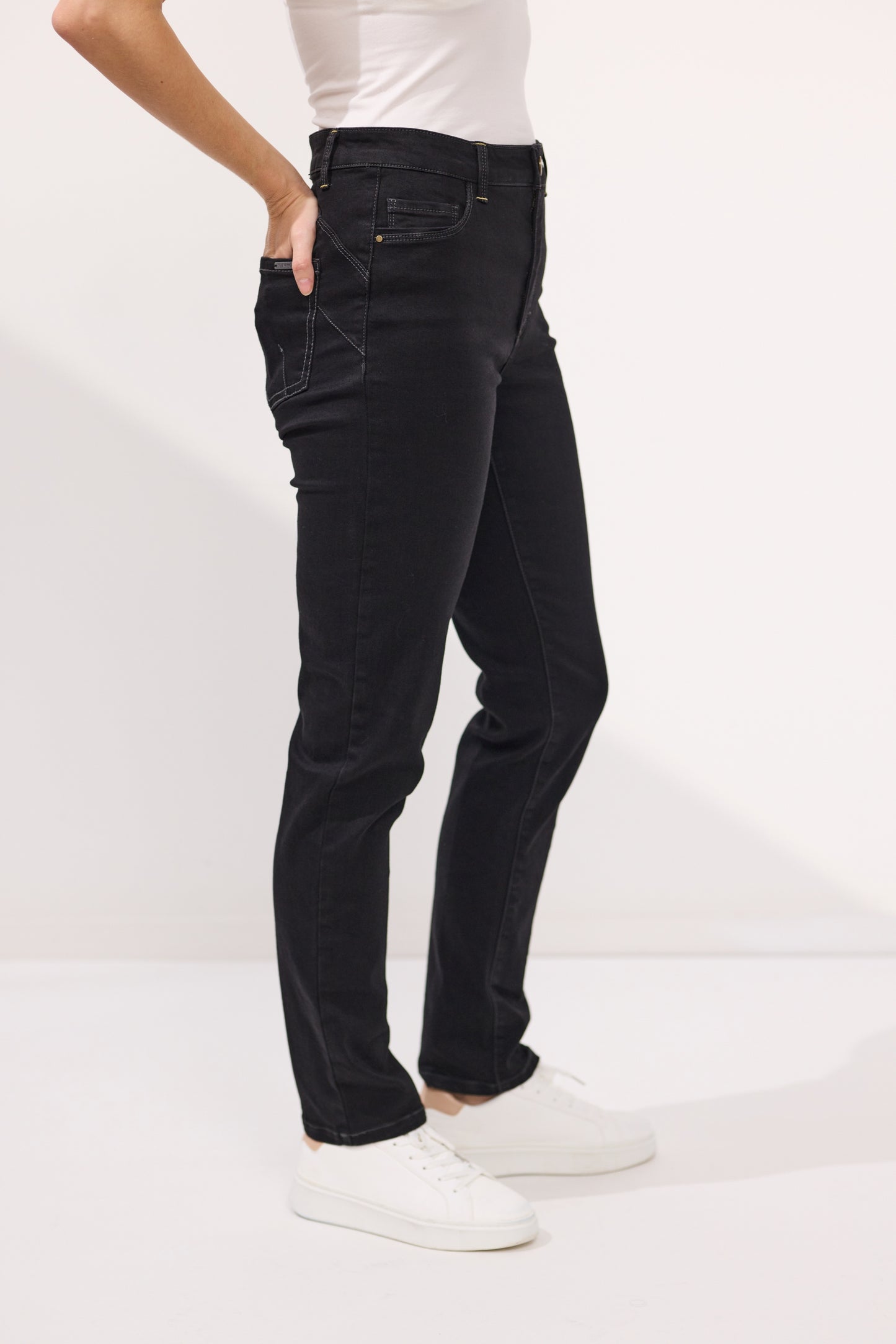 NEWPORT DALLAS DENIM JEAN - BLACK - THE VOGUE STORE