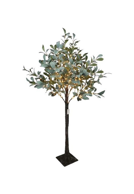 OLIVE TREE LIGHT UP DARK LEAF - SMALL - THE VOGUE STORE