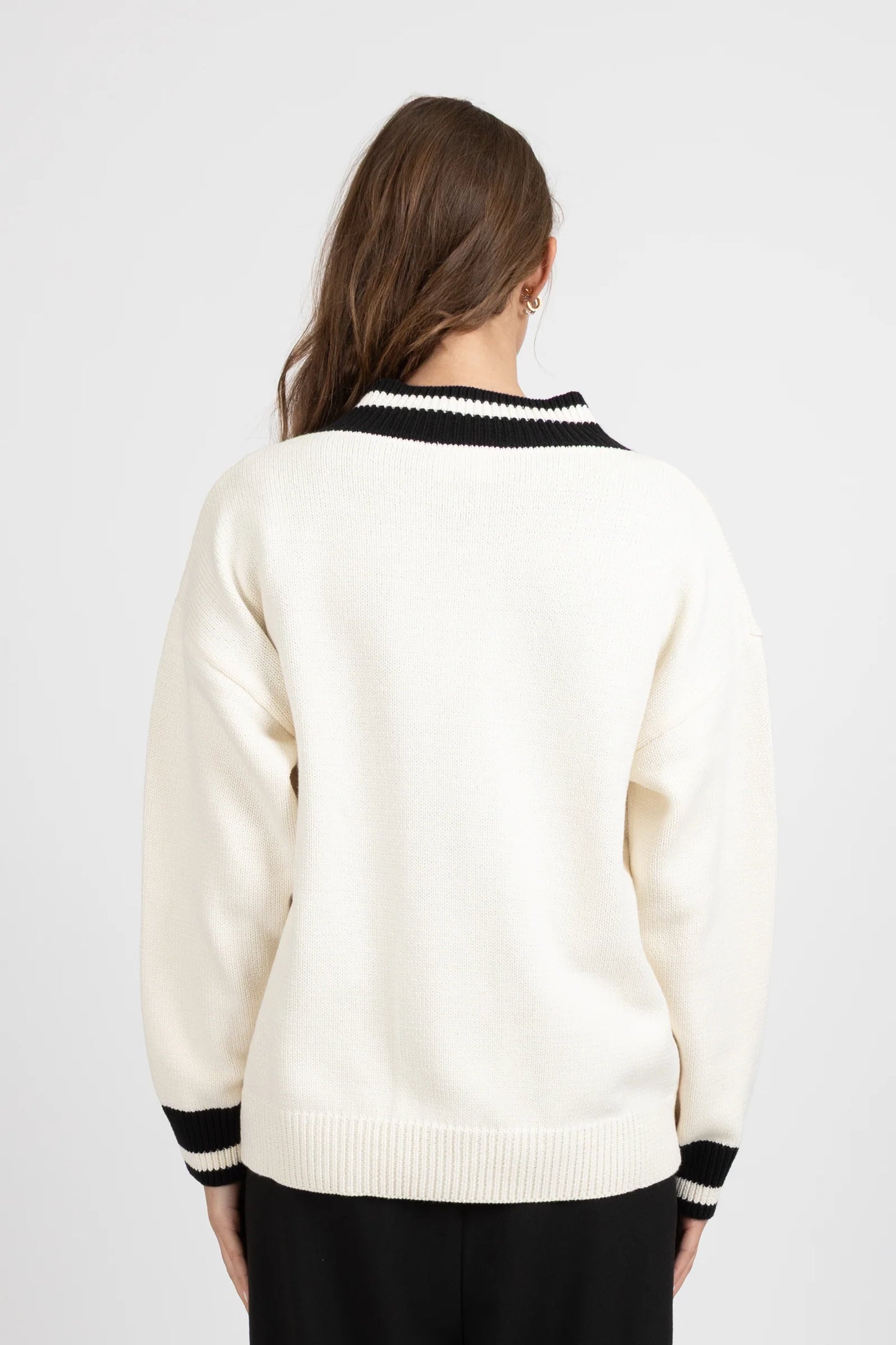 FEDERATION OXFORD KNIT QUAD - WHITE - THE VOGUE STORE