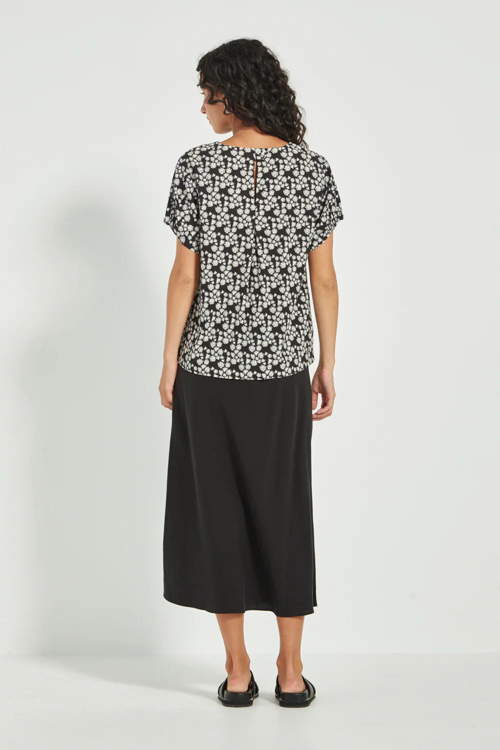 VERGE PIXIE TOP - PRINT - THE VOGUE STORE